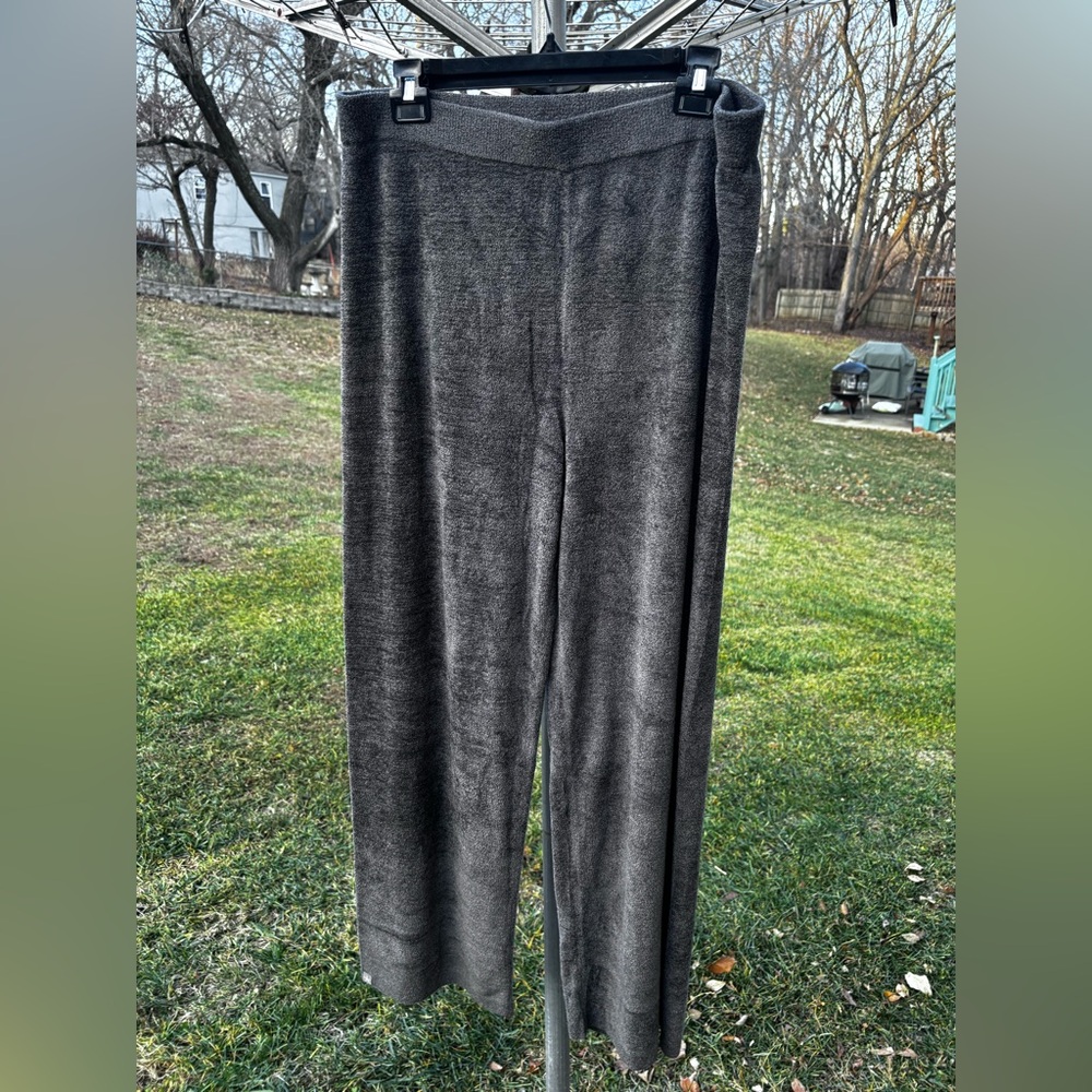 CozyChic Ultra Lite Wide Leg Pants Carbon Size XL - Picture 4 of 9